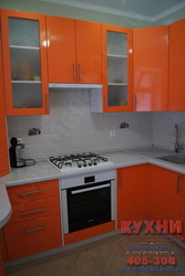Кухни Пленка цвет Оранжевый металлик