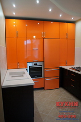 Кухни на заказ Пленка Оранжевый металлик